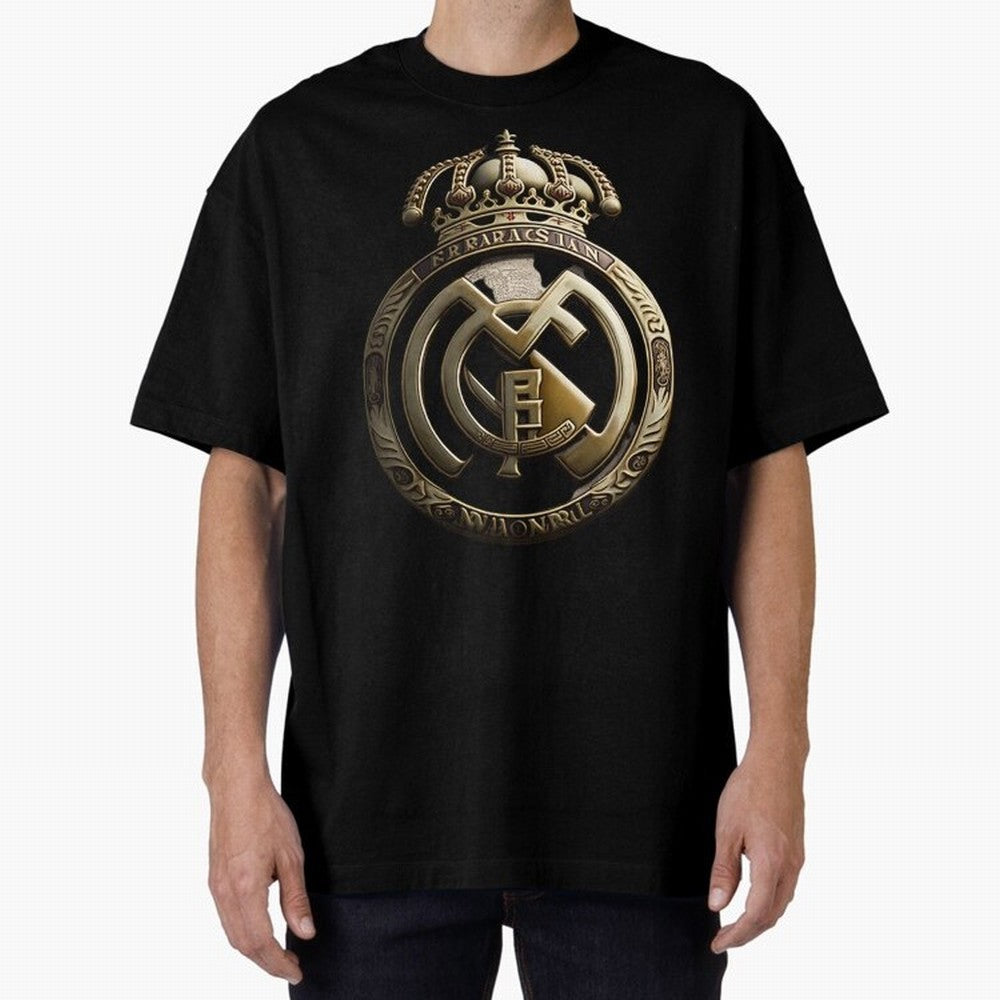 Madrid Oversized T-Shirt Live the Energy of Match Day Hype around FIFA World Cup 2026, Cristiano Ronaldo, Haaland and CR7, England, Global Supporter Spirit, Legendary Goals, National Colors and Tournament Celebration; Perfect for Supporters Who