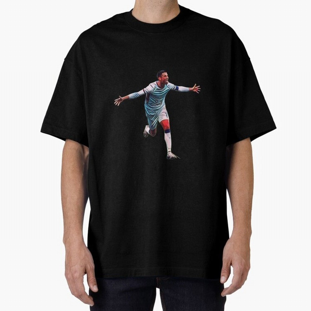 other celebration from the goat Oversized T-Shirt Support Your Favorite Stars during FIFA World Cup 2026 Group Stage for Fans of Mbappe and France and Portugal, Bringing Vintage Soccer Flavor, Modern Football Stars, National Flags and Final Night