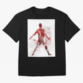 Cristiano Ronaldo Oversized T-Shirt Bring Retro Soccer Energy to Global Football Passion for FIFA World Cup 2026 USA Canada Mexico, Centered on CR7, Brazil, Championship Spirit, Famous Goals, Roaring Crowds and International Football Unity; Perfect