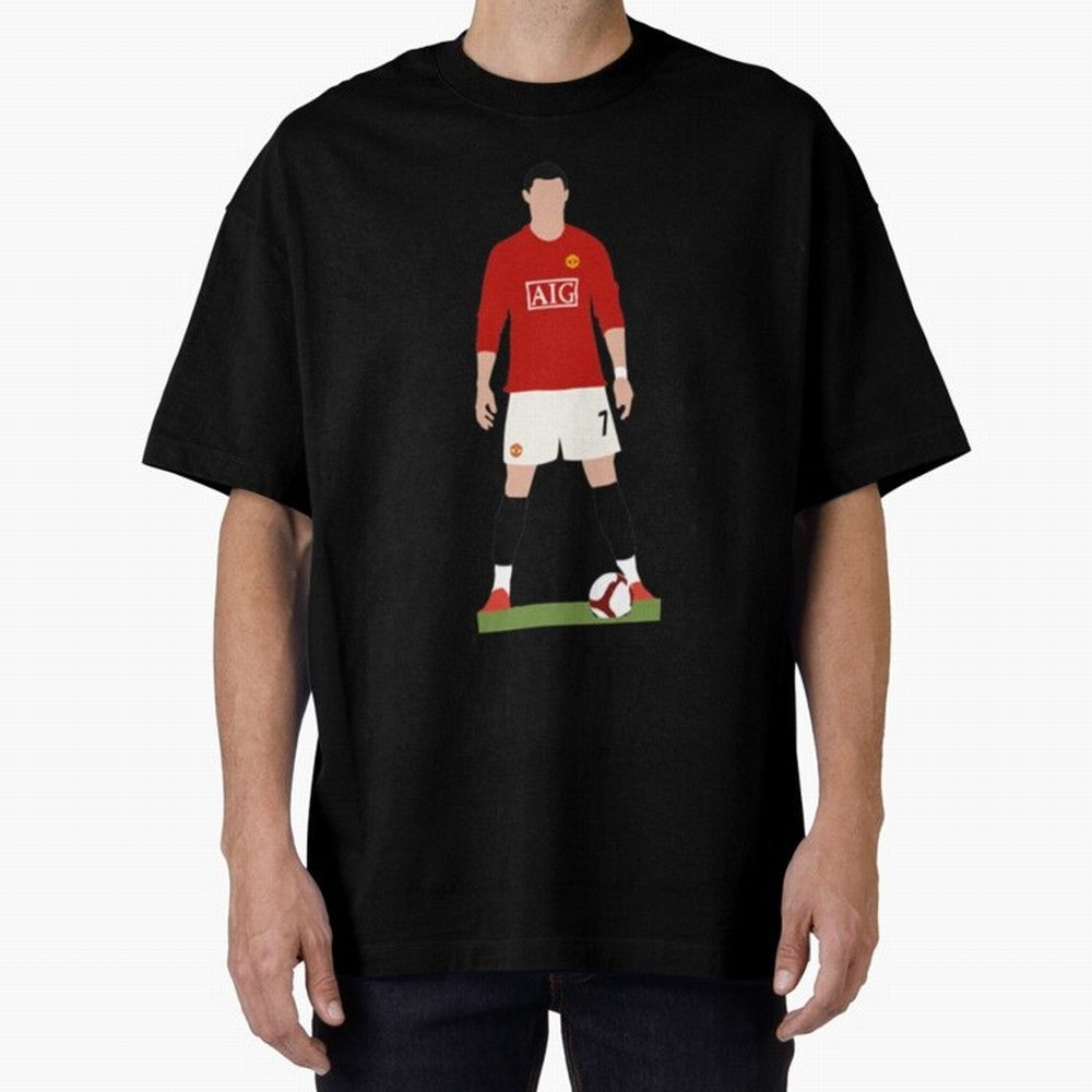 Cristiano Ronaldo Oversized T-Shirt Celebrate Unforgettable Nights in the FIFA World Cup 2026 USA Canada Mexico Journey through Messi, Neymar and Mbappe Highlights, England and Germany Pride, Football Festival Excitement, Trophy Ambitions, Country