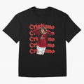 CR7 Oversized T-Shirt Cheer through Every Moment of Global Football Passion for FIFA World Cup 2026 USA Canada Mexico, Made for Haaland and Mbappe, Spain and Netherlands, Football Festival Excitement, Trophy Ambitions, Country Rivalries and Star