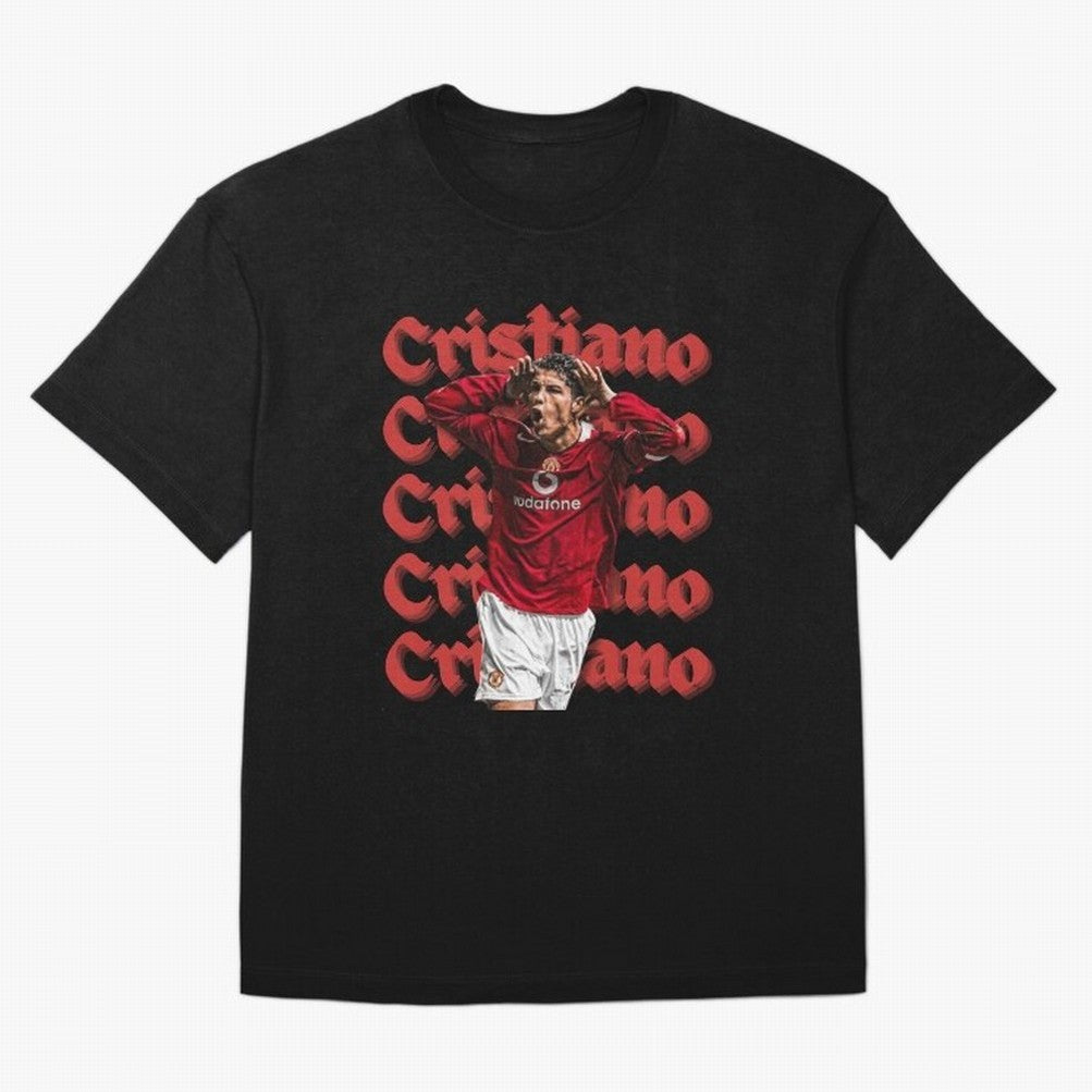 CR7 Oversized T-Shirt Cheer through Every Moment of Global Football Passion for FIFA World Cup 2026 USA Canada Mexico, Made for Haaland and Mbappe, Spain and Netherlands, Football Festival Excitement, Trophy Ambitions, Country Rivalries and Star