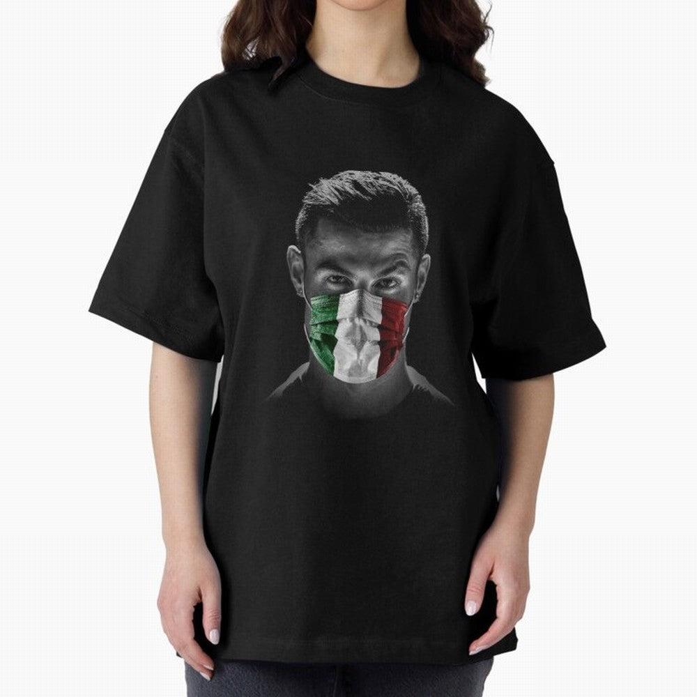 Cristiano Ronaldo Oversized T-Shirt Support the Legends of FIFA World Cup 2026 Group Stage Spirit, Capturing France, Messi, CR7 and Mbappe, Worldwide Fan Energy, Dramatic Goals, Stadium Lights and Championship Celebrations; Perfect for People Who