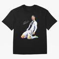 C Ronaldo Wpap Pop Art Oversized T-Shirt Capture Stadium Memories from FIFA World Cup 2026 USA Canada Mexico Spirit, with Portugal, Spain and Germany, CR7 and Messi, Sports Nostalgia, International Competition, Famous Players and Unforgettable