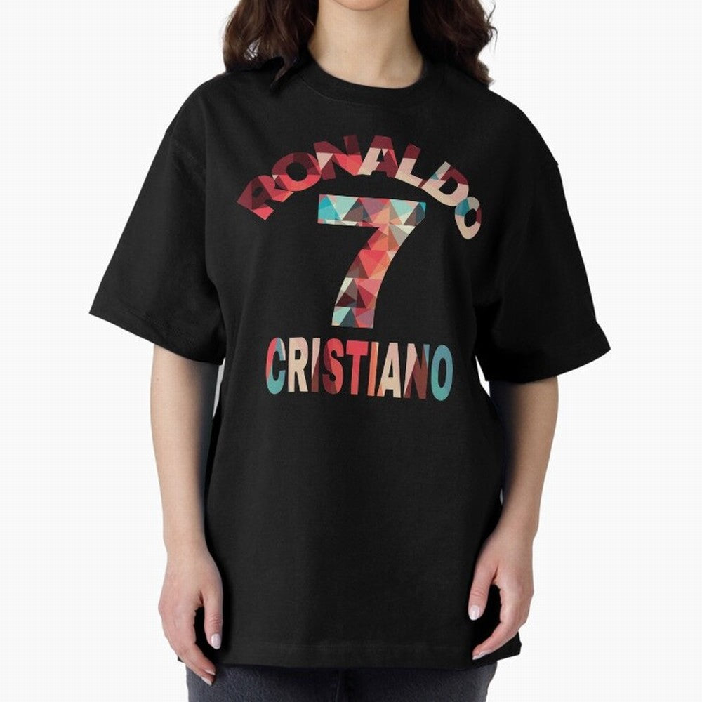 Cristiano Ronaldo Manchester United Oversized T-Shirt Join the Countdown to Match Day Hype around FIFA World Cup 2026 USA Canada Mexico, Messi, Neymar and Mbappe, France and Portugal, Worldwide Fan Energy, Dramatic Goals, Stadium Lights and