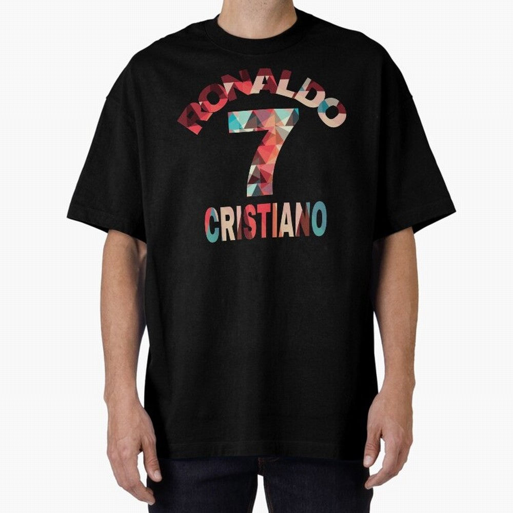 Cristiano Ronaldo Manchester United Oversized T-Shirt Join the Countdown to Match Day Hype around FIFA World Cup 2026 USA Canada Mexico, Messi, Neymar and Mbappe, France and Portugal, Worldwide Fan Energy, Dramatic Goals, Stadium Lights and