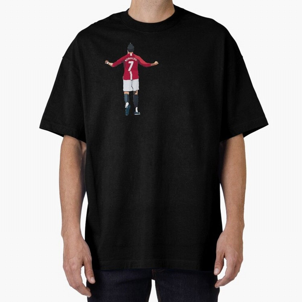 Cristiano Ronaldo CR7 Oversized T-Shirt Embrace FIFA World Cup 2026 USA Canada Mexico for Fans of Messi, CR7 and Mbappe and Brazil, Bringing Stadium Chants, National Pride, Trophy Dreams and Unforgettable Football Memories; Created for Match Day