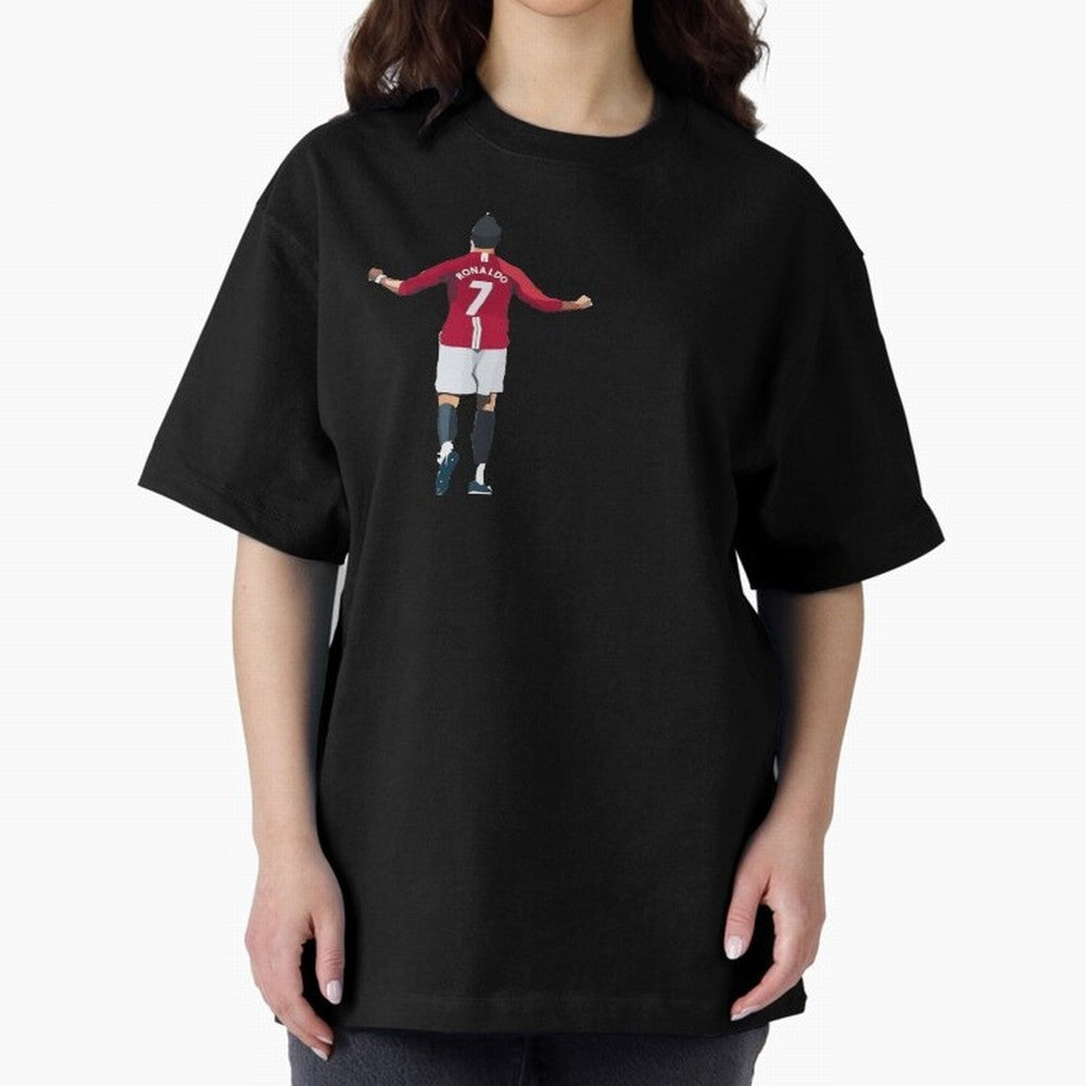 Cristiano Ronaldo CR7 Oversized T-Shirt Embrace FIFA World Cup 2026 USA Canada Mexico for Fans of Messi, CR7 and Mbappe and Brazil, Bringing Stadium Chants, National Pride, Trophy Dreams and Unforgettable Football Memories; Created for Match Day