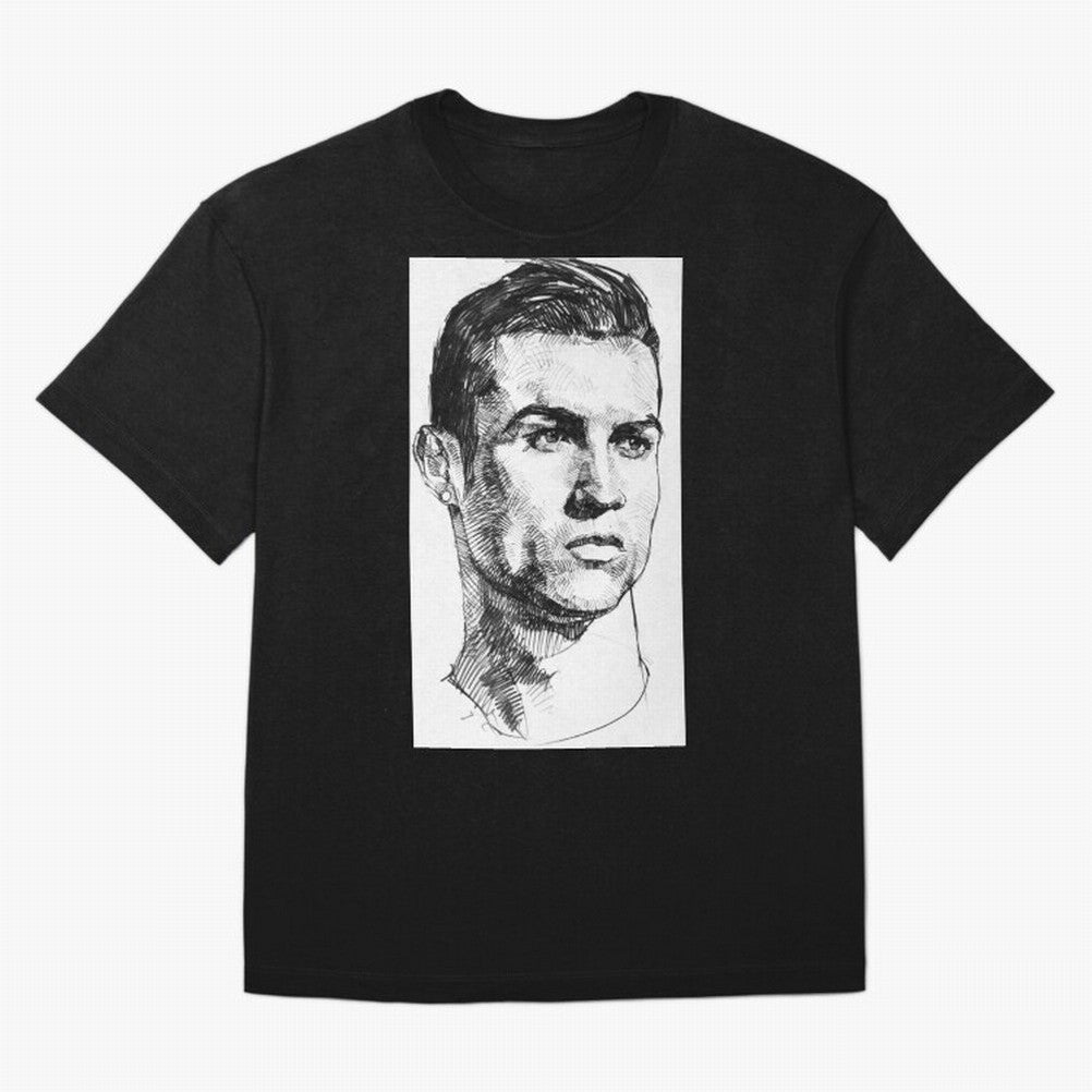 Cristiano Ronaldo CR7 Oversized T-Shirt Represent Football Lovers during FIFA World Cup 2026 USA Canada Mexico for Fans of Cristiano Ronaldo, Haaland and CR7 and England and Germany, Bringing Sports Nostalgia, International Competition, Famous