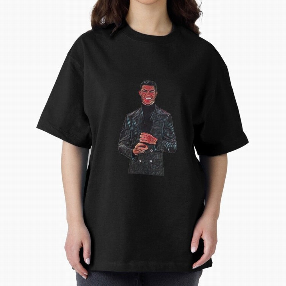 a nice smile from the goat Oversized T-Shirt Celebrate Football Dreams Across FIFA World Cup 2026 Group Stage Spirit, Connected to Argentina, France and Brazil, CR7, Football Festival Excitement, Trophy Ambitions, Country Rivalries and Star Player