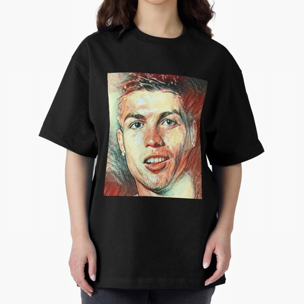 Cristiano Ronaldo Oversized T-Shirt Make Every Match About Match Day Hype around FIFA World Cup 2026, Mbappe, France, Football Festival Excitement, Trophy Ambitions, Country Rivalries and Star Player Buzz; Made for Die Hard Supporters, Soccer