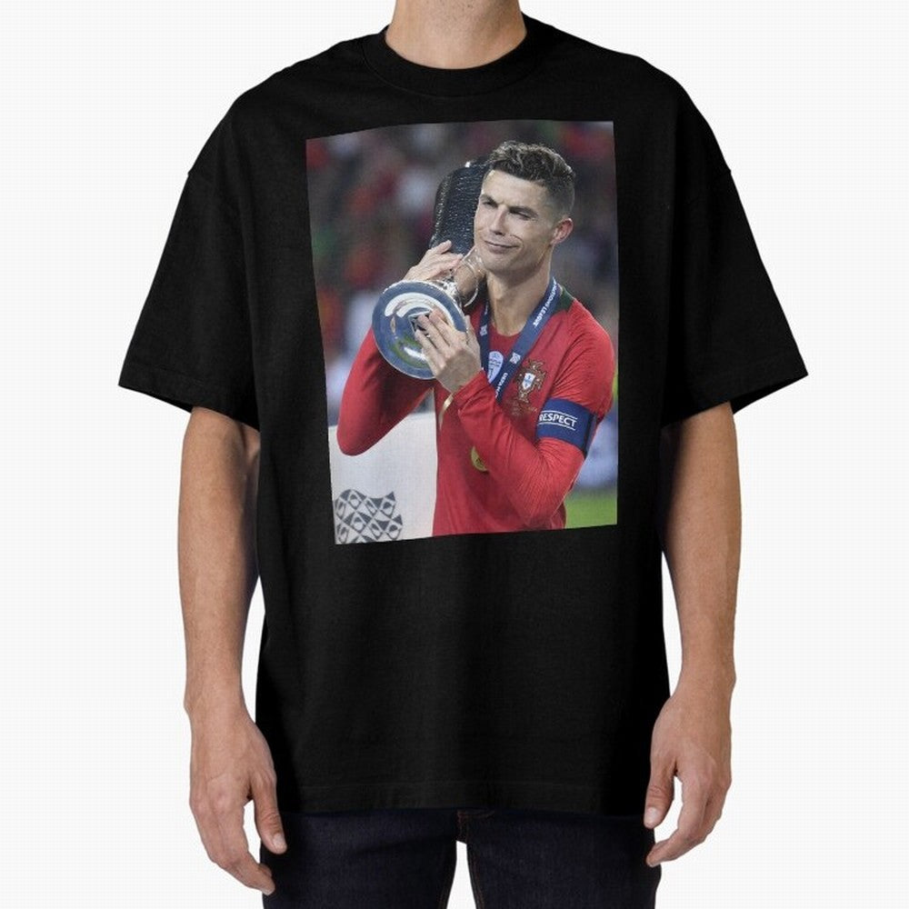 Todos Portugal 2019 CR7 Oversized T-Shirt Bring Legendary Rivalry Energy to Global Football Passion for FIFA World Cup 2026, Inspired by Neymar, Haaland and Cristiano Ronaldo, Germany, Stadium Memories, Football Loyalty, International Chants and