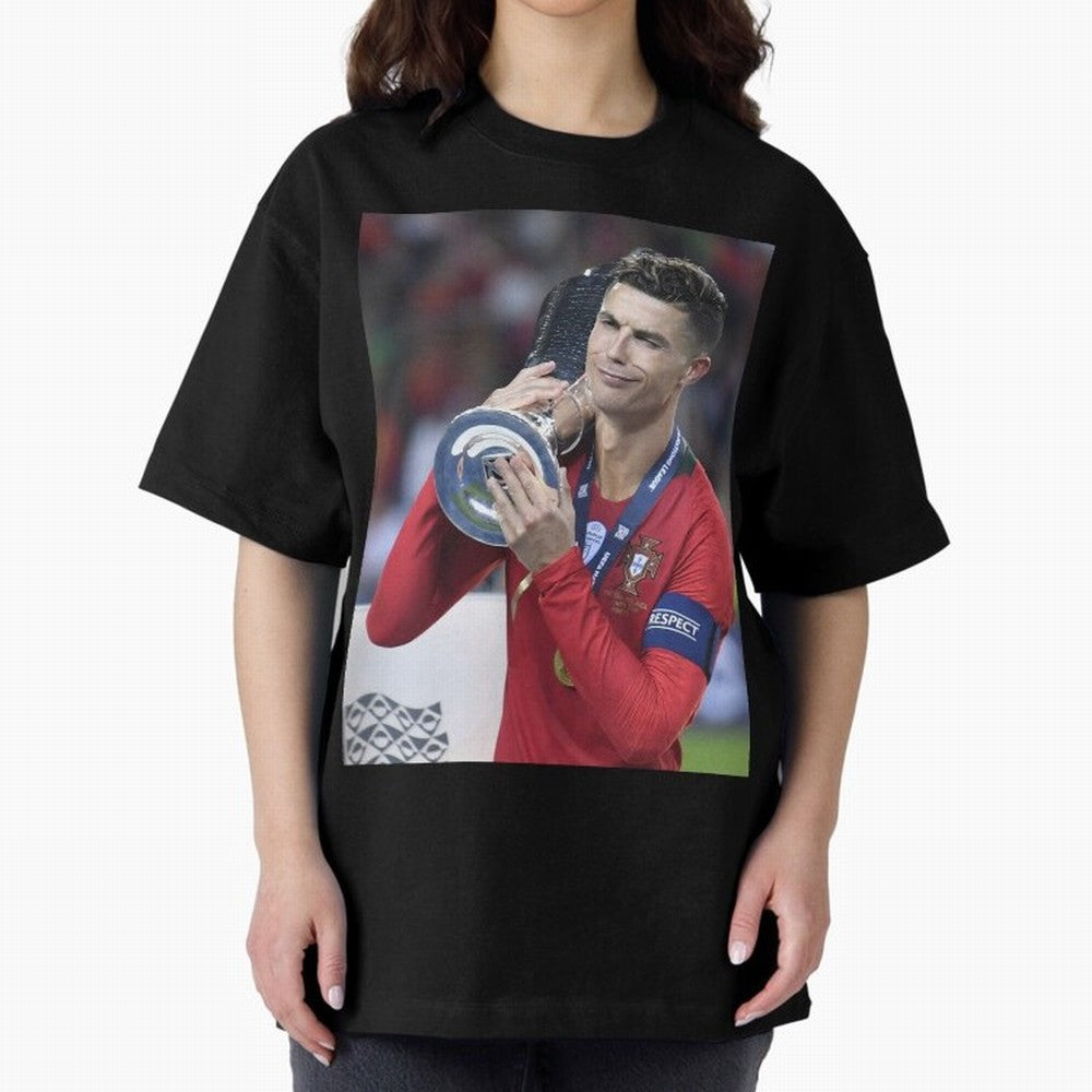 Todos Portugal 2019 CR7 Oversized T-Shirt Bring Legendary Rivalry Energy to Global Football Passion for FIFA World Cup 2026, Inspired by Neymar, Haaland and Cristiano Ronaldo, Germany, Stadium Memories, Football Loyalty, International Chants and