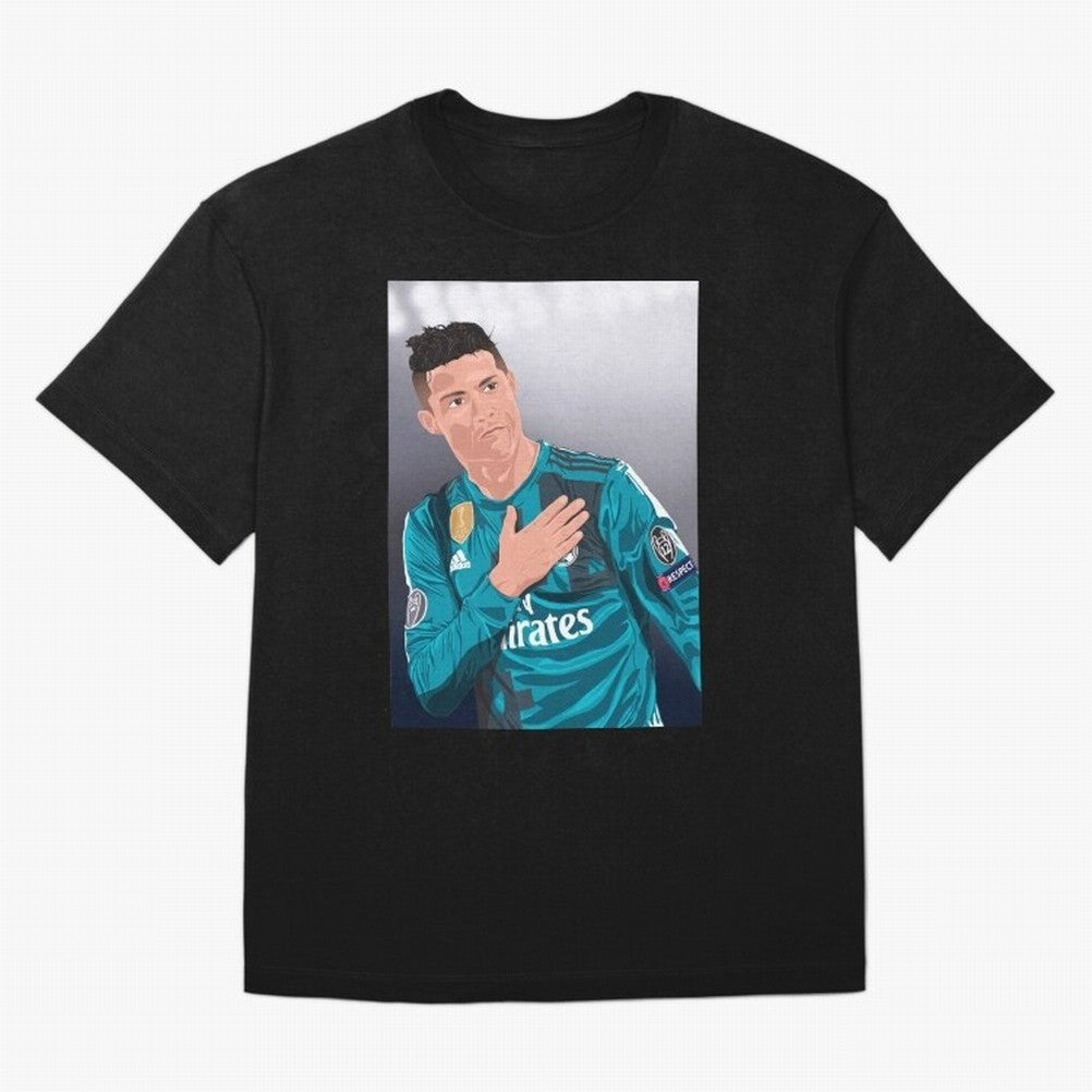 Cristiano Ronaldo Oversized T-Shirt Feel the Roar of Match Day Hype around FIFA World Cup 2026, Messi and Cristiano Ronaldo, Argentina and Brazil, Football History, Final Match Energy, Crowd Noise and Once in a Lifetime Moments; Built for
