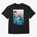 Cristiano Ronaldo Oversized T-Shirt Feel the Roar of Match Day Hype around FIFA World Cup 2026, Messi and Cristiano Ronaldo, Argentina and Brazil, Football History, Final Match Energy, Crowd Noise and Once in a Lifetime Moments; Built for