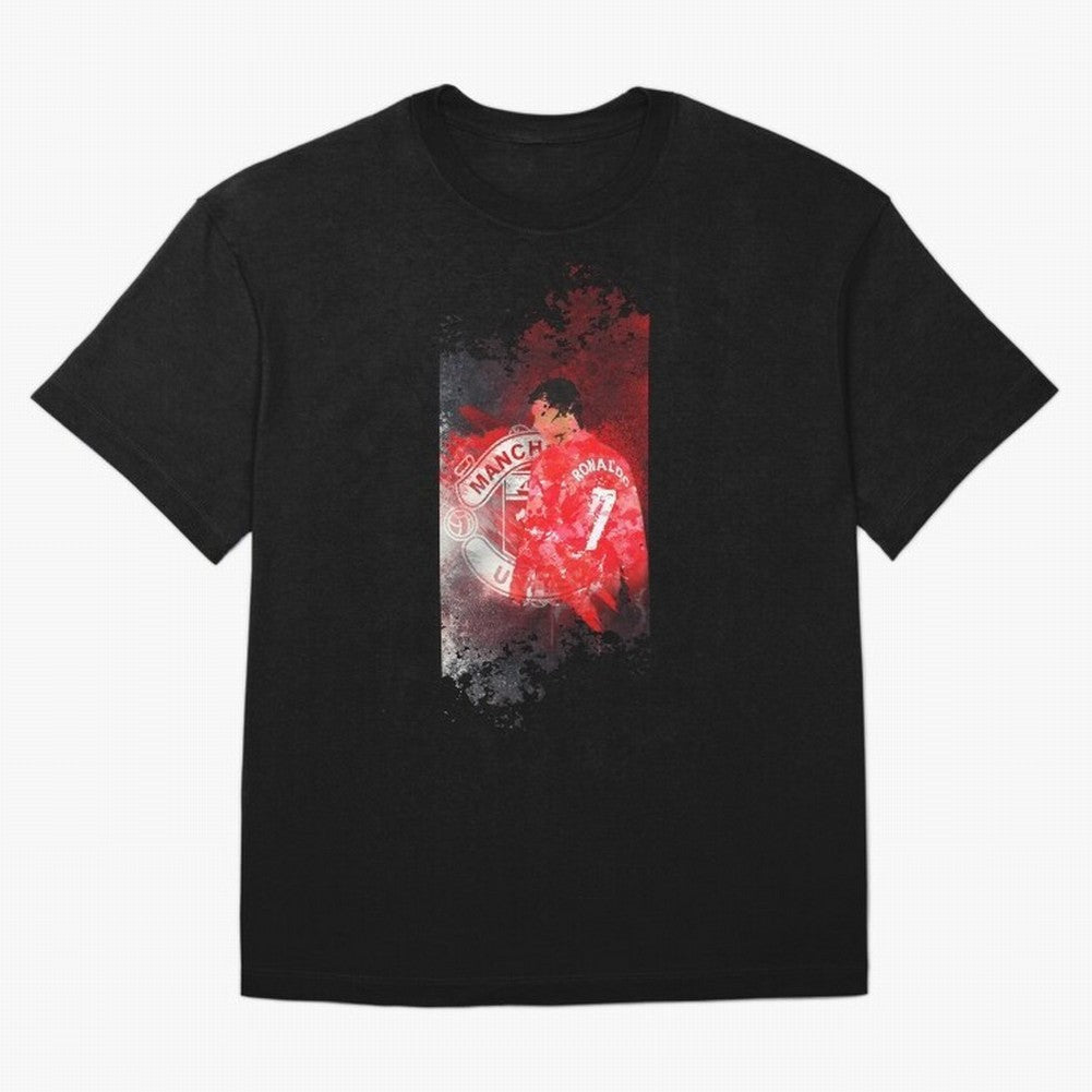 Ronaldo Illustration 003 Oversized T-Shirt Live for the Drama of FIFA World Cup 2026 Built around Messi, Neymar and Mbappe, Brazil Energy, Football Passion, Legendary Performances, Festival Vibes and Supporter Community; Great for Watch Parties,