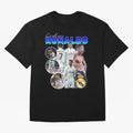 Cristiano Ronaldo Bootleg Oversized T-Shirt Remember FIFA World Cup 2026 Group Stage Featuring Messi and Cristiano Ronaldo, Portugal Energy, Football Passion, Legendary Performances, Festival Vibes and Supporter Community; Perfect for Fans,