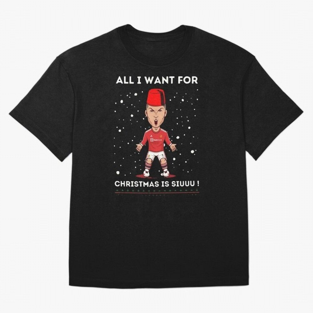 christmas next day delivery Oversized T-Shirt Follow FIFA World Cup 2026 Spirit, Highlighting Germany, Neymar, Haaland and Cristiano Ronaldo, Goal Celebration Energy, Supporter Heritage, Football Icons and Worldwide Tournament Joy; Made for