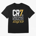 CR7 legend gold Oversized T-Shirt Build FIFA World Cup 2026 USA Canada Mexico Spirit, Inspired by Argentina and Brazil, Haaland and Mbappe, Football History, Final Match Energy, Crowd Noise and Once in a Lifetime Moments; Perfect for People Who