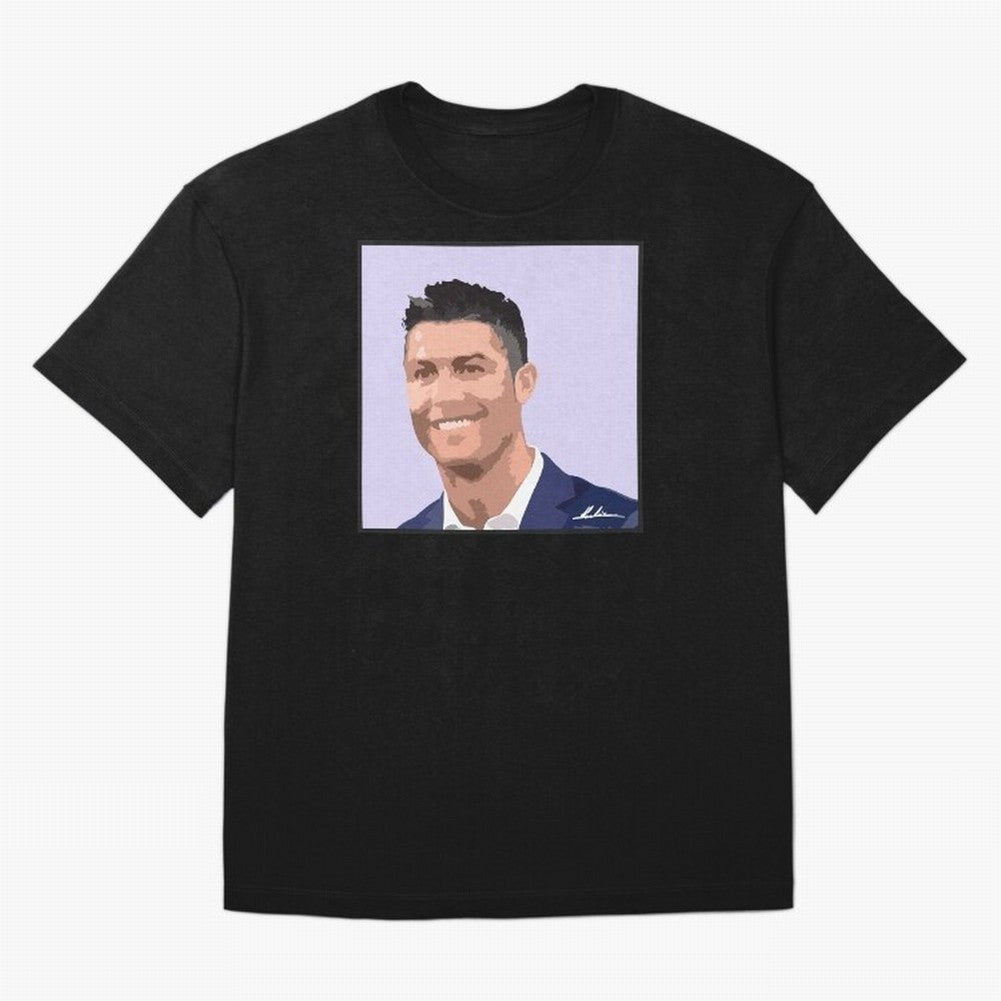Cristiano Ronaldo Oversized T-Shirt Support Iconic Players in FIFA World Cup 2026 Group Stage Connected to Messi, CR7 and Mbappe, Portugal Energy, Football Passion, Legendary Performances, Festival Vibes and Supporter Community; Made for Die Hard