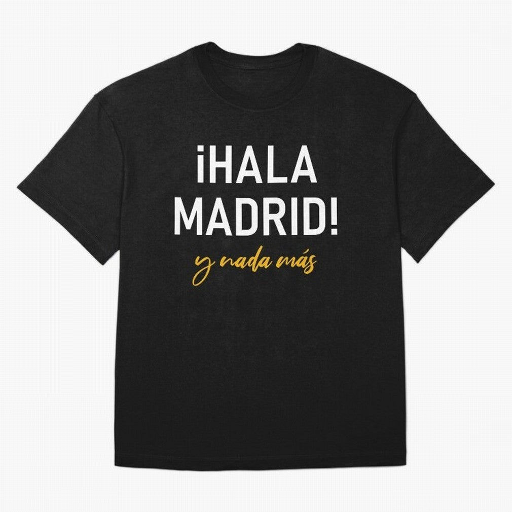 Hala Madrid Oversized T-Shirt Bring Match Day Fire to FIFA World Cup 2026 for Fans of Messi, CR7 and Mbappe and Portugal, Bringing Goal Celebration Energy, Supporter Heritage, Football Icons and Worldwide Tournament Joy; Ideal for Passionate Fans