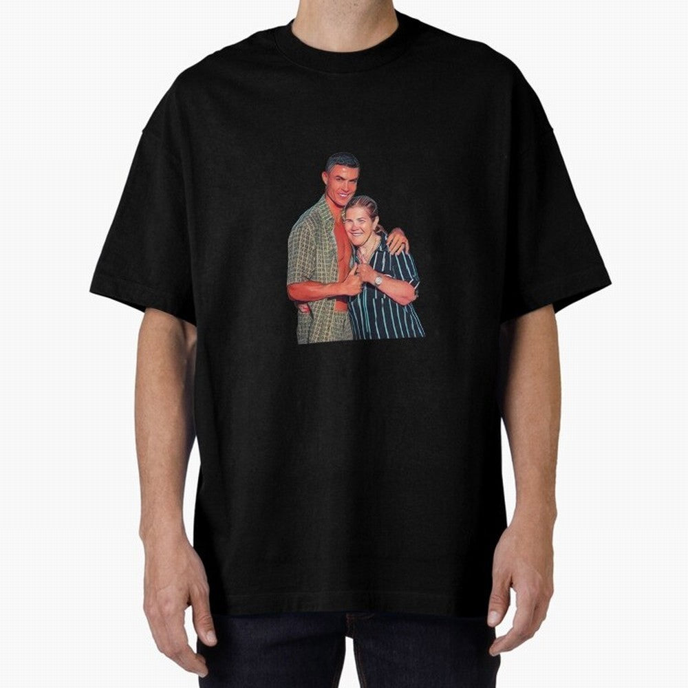 its criis with his mother Oversized T-Shirt Show Your Tournament Heart for FIFA World Cup 2026 Group Stage Spirit, with England and Germany, Messi and Cristiano Ronaldo, Classic Soccer Heritage, Championship Pressure, Fan Loyalty and International