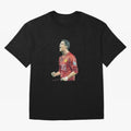 a good celebration from the goat Oversized T-Shirt Enjoy FIFA World Cup 2026 Group Stage Spirit, Filled with Argentina and Brazil, Cristiano Ronaldo, Match Day Excitement, Supporter Culture, Golden Goals and Global Football Passion; Great for