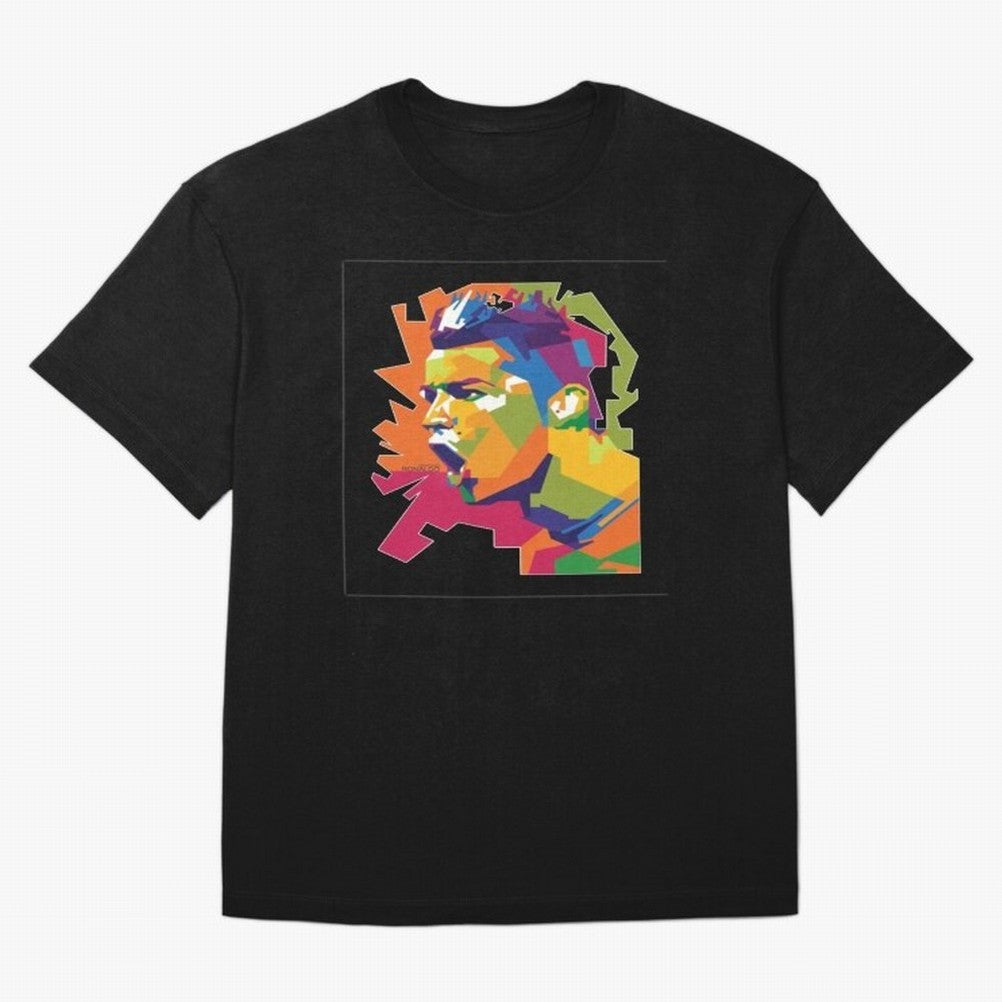 Ronaldo Cristiano Ronaldo pop potrait Oversized T-Shirt Bring a Champion Mindset to Match Day Hype around FIFA World Cup 2026 USA Canada Mexico, Mbappe, Argentina, France and Brazil, Fan Favorite Moments, National Team Passion, Big Match Drama and