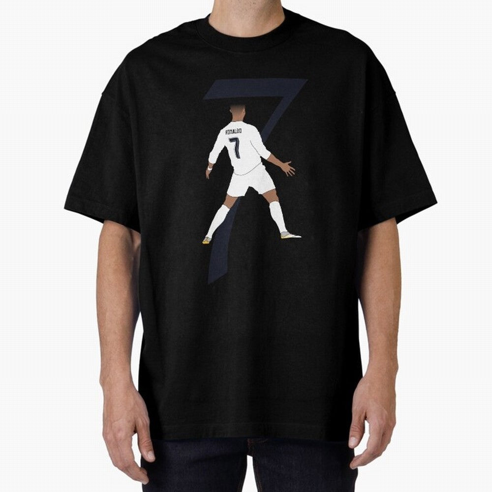 Cristiano Ronaldo #7 Oversized T-Shirt Honor FIFA World Cup 2026 Group Stage for Fans of Messi, CR7 and Mbappe and Spain, Bringing Supporter Pride, Iconic Celebrations, Legendary Names and Global Match Day Energy; Perfect for Fans, Collectors,