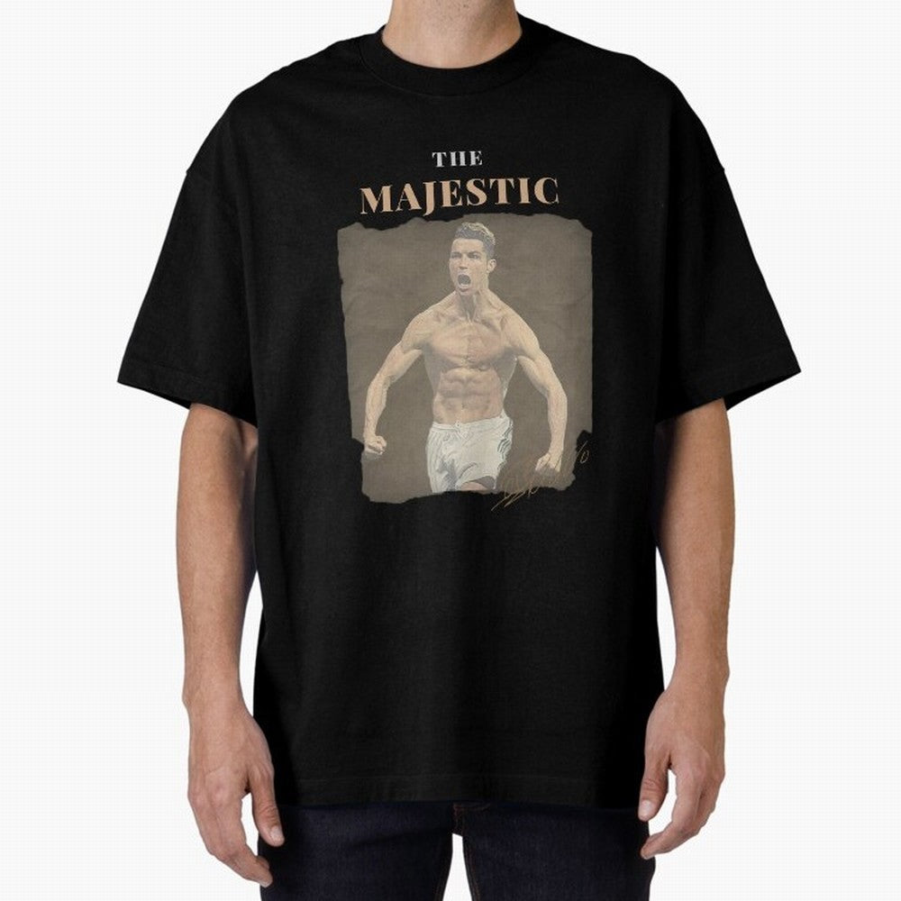 Siuuu CR7 Cristiano Ronaldo Oversized T-Shirt Share Global Football Passion for FIFA World Cup 2026, Filled with Haaland, Netherlands, Goal Celebration Energy, Supporter Heritage, Football Icons and Worldwide Tournament Joy; Made for Collectors Who