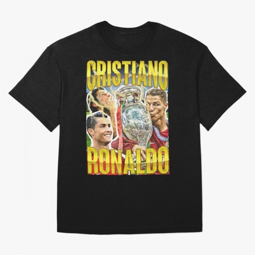 Cristiano Ronaldo CR7 SIUUU El Bicho Vintage Retro Design Oversized T-Shirt Carry FIFA World Cup 2026 Group Stage for Fans of Mbappe and Neymar and Argentina and Brazil, Bringing Worldwide Fan Energy, Dramatic Goals, Stadium Lights and Championship