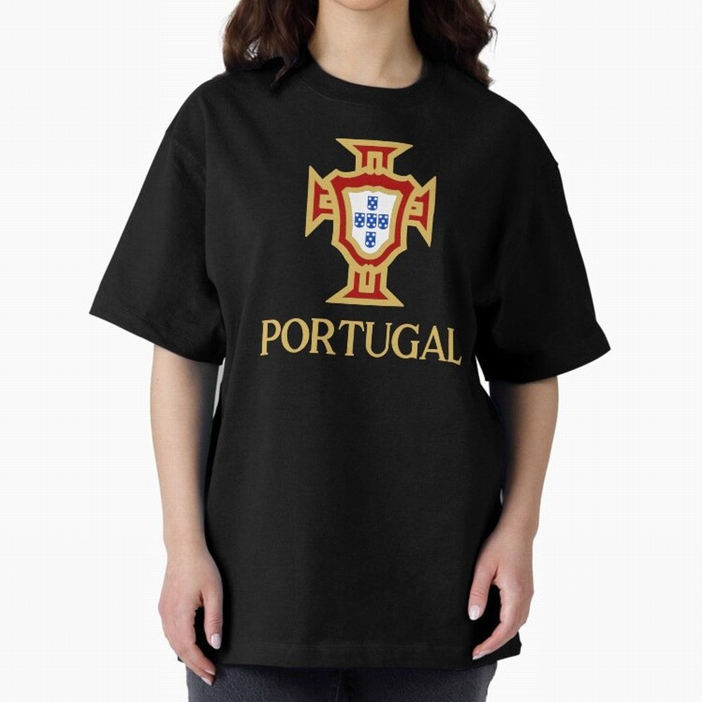 Portugal Gold Alt 3 Oversized T-Shirt Back Your Heroes with Global Football Passion for FIFA World Cup 2026, Highlighting Neymar, Haaland and Cristiano Ronaldo, England, Tournament Hype, Historic Matchups, Family Viewing Parties and Global Sports