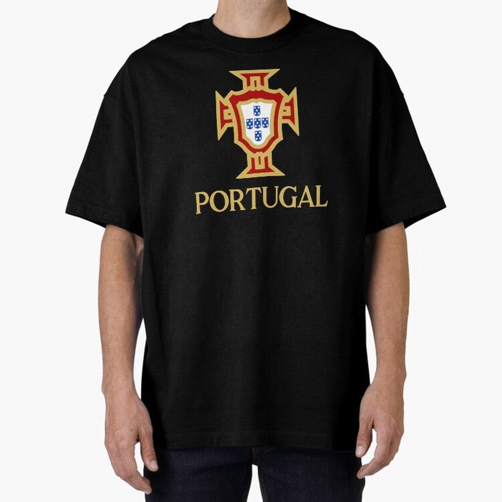 Portugal Gold Alt 3 Oversized T-Shirt Back Your Heroes with Global Football Passion for FIFA World Cup 2026, Highlighting Neymar, Haaland and Cristiano Ronaldo, England, Tournament Hype, Historic Matchups, Family Viewing Parties and Global Sports