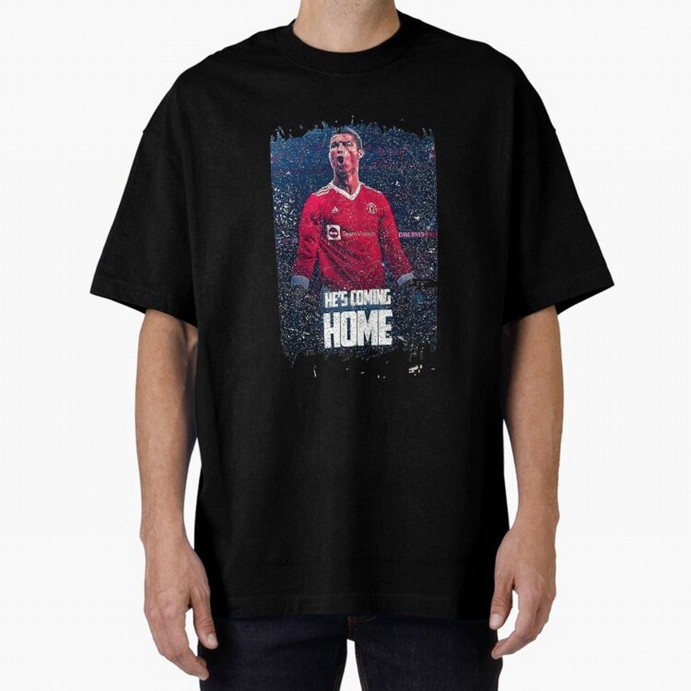 Cristiano Ronaldo Cristiano Ronaldoo Oversized T-Shirt Represent Match Day Hype around FIFA World Cup 2026, Messi, Neymar and Mbappe, France and Portugal, Stadium Memories, Football Loyalty, International Chants and Championship Tradition; Perfect