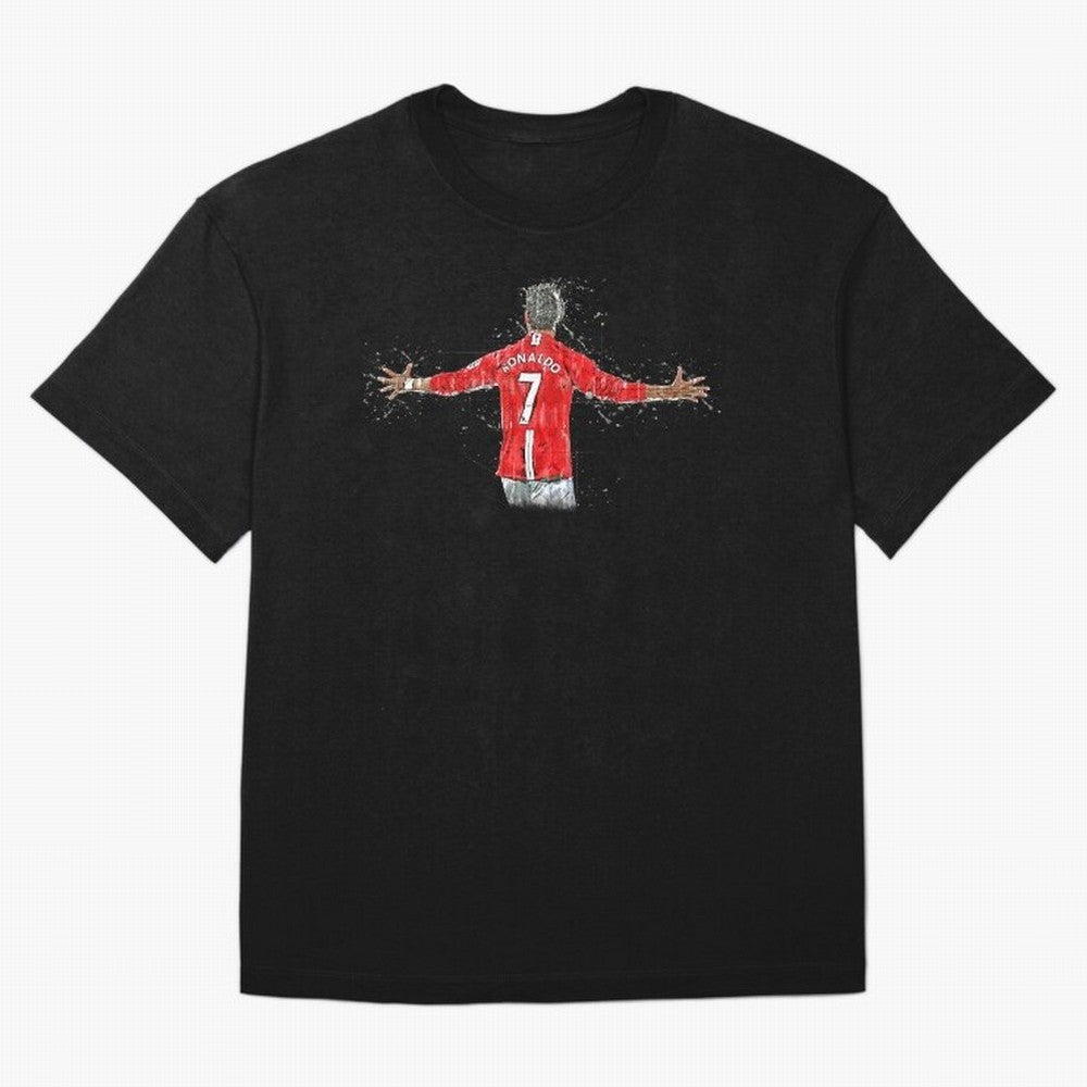 Cristiano Ronaldo 8 Oversized T-Shirt Feel the Roar of FIFA World Cup 2026 USA Canada Mexico for Fans of Haaland and Mbappe and Argentina, Bringing Championship Spirit, Famous Goals, Roaring Crowds and International Football Unity; Ideal for