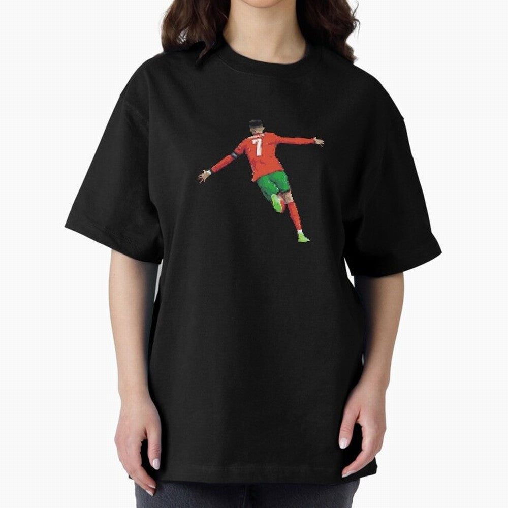 Cristiano Ronaldo Oversized T-Shirt Turn Football Passion into Global Football Passion for FIFA World Cup 2026 USA Canada Mexico, Made for Messi, Neymar and Mbappe, England, Goal Celebration Energy, Supporter Heritage, Football Icons and Worldwide