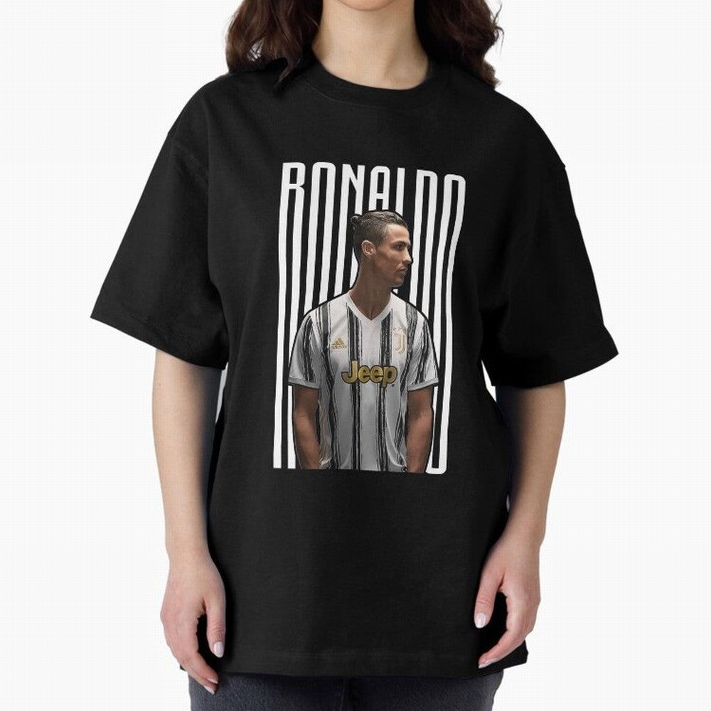 Cristiano Ronaldo Cristiano Ronaldo Cristiano Ronaldo Cr7 Oversized T-Shirt Honor Global Football Passion for FIFA World Cup 2026 Group Stage, Celebrating Neymar, Haaland and Cristiano Ronaldo, Portugal, Global Supporter Spirit, Legendary Goals,