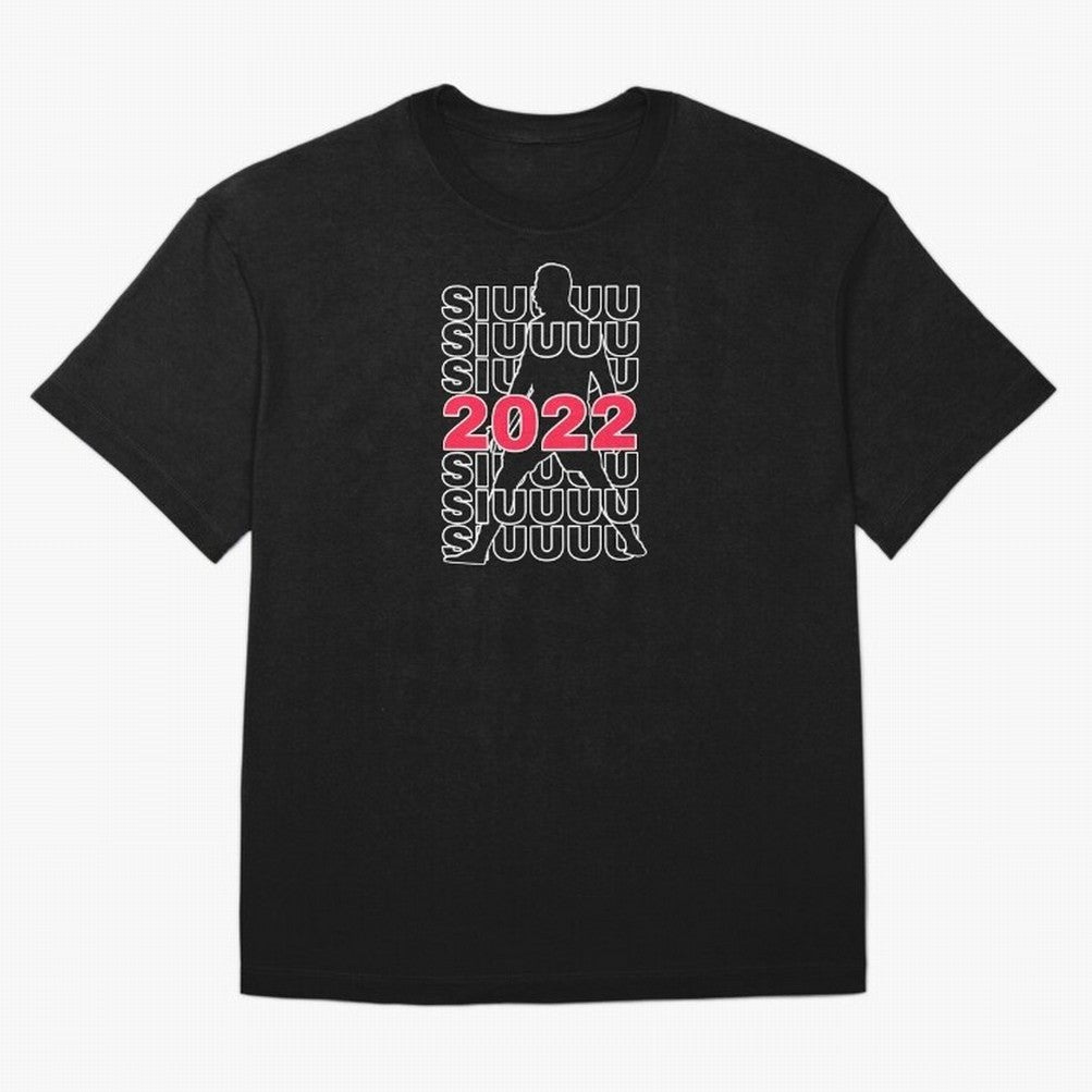 Siuuu 2022 Cristiano ronaldo goal Oversized T-Shirt Celebrate Fan Culture around Match Day Hype around FIFA World Cup 2026, CR7 and Messi, Argentina and Brazil, Stadium Memories, Football Loyalty, International Chants and Championship Tradition;