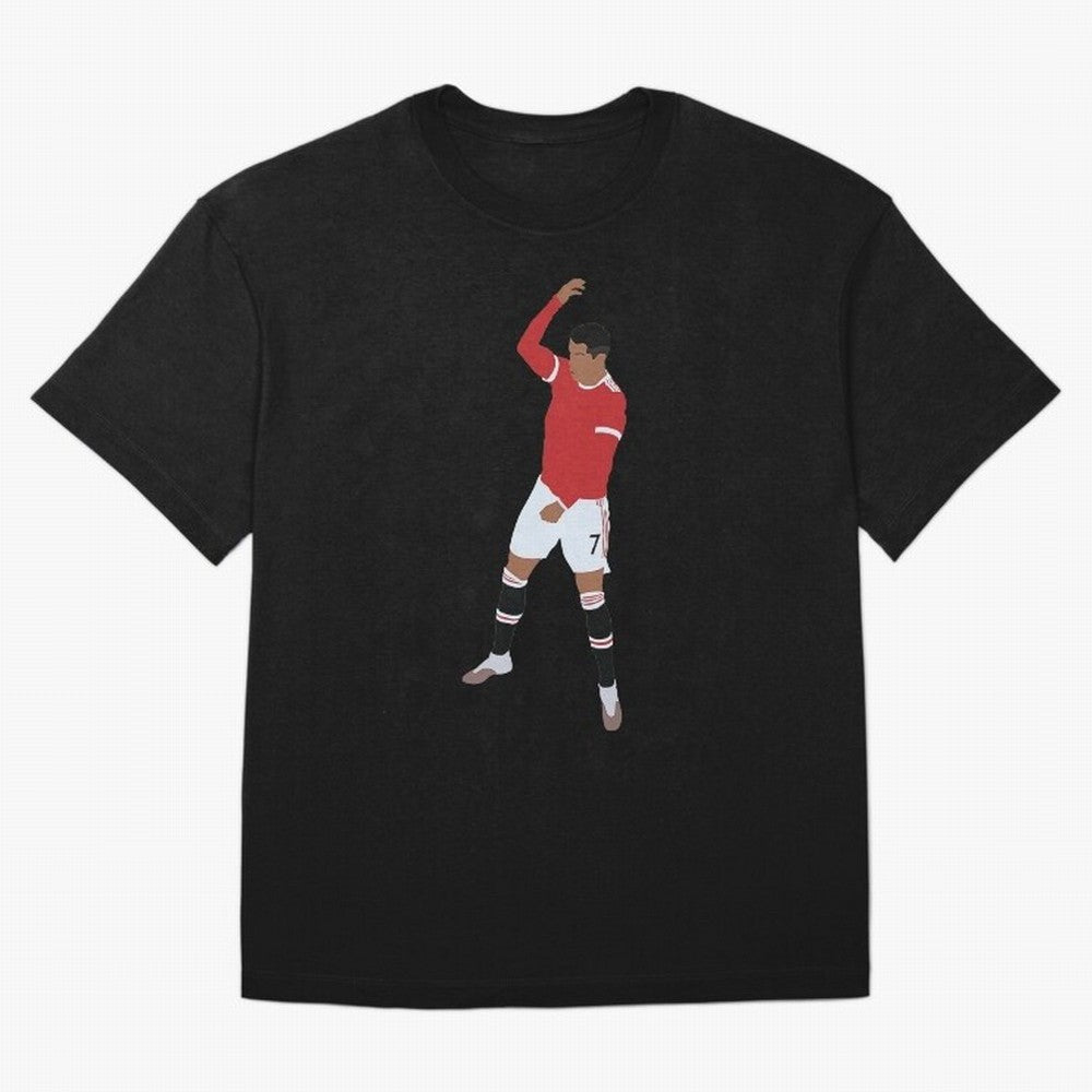 Cristiano Ronaldo 4 Oversized T-Shirt Join FIFA World Cup 2026 Group Stage Spirit, Filled with Spain, Mbappe, Match Day Excitement, Supporter Culture, Golden Goals and Global Football Passion; Ideal for Football Dads, Football Moms, Friends,