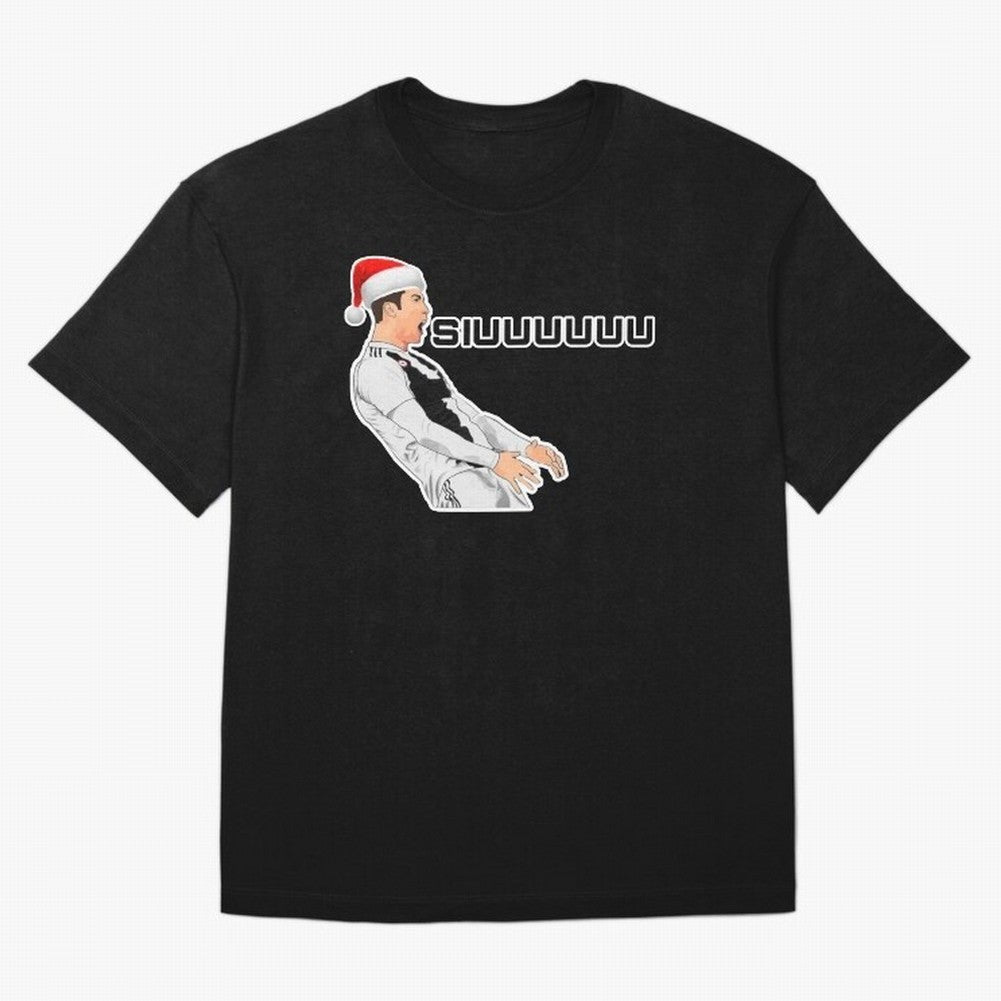 Siuuu Cristiano ronaldo funny Oversized T-Shirt Keep the Legacy of Global Football Passion for FIFA World Cup 2026, Highlighting Mbappe and Neymar, Brazil, Fan Favorite Moments, National Team Passion, Big Match Drama and Soccer History; Perfect for