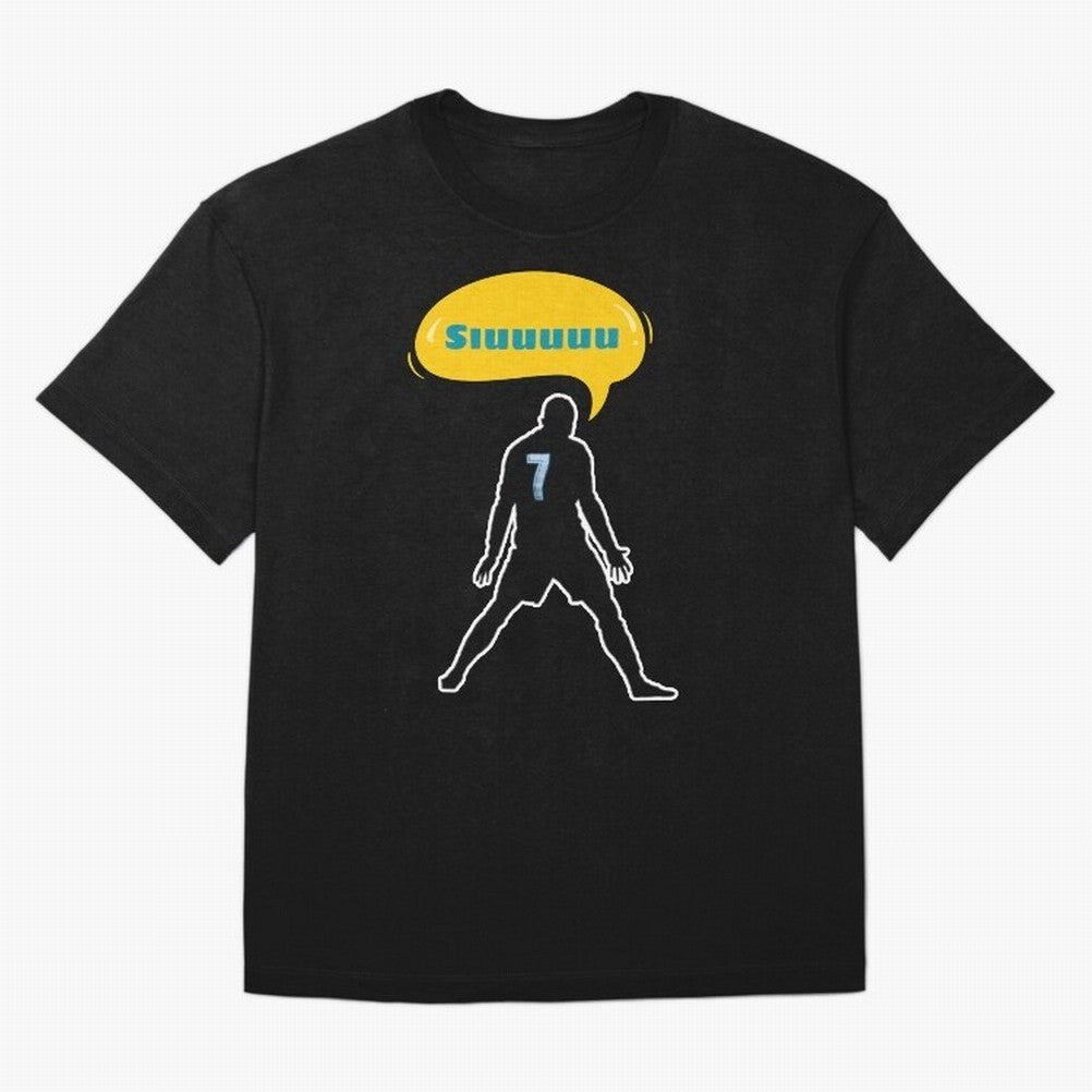 Siuuu Cristiano ronaldo goal Oversized T-Shirt Follow the Final Road of Global Football Passion for FIFA World Cup 2026, Highlighting Mbappe and Neymar, Spain and Netherlands, Sports Nostalgia, International Competition, Famous Players and