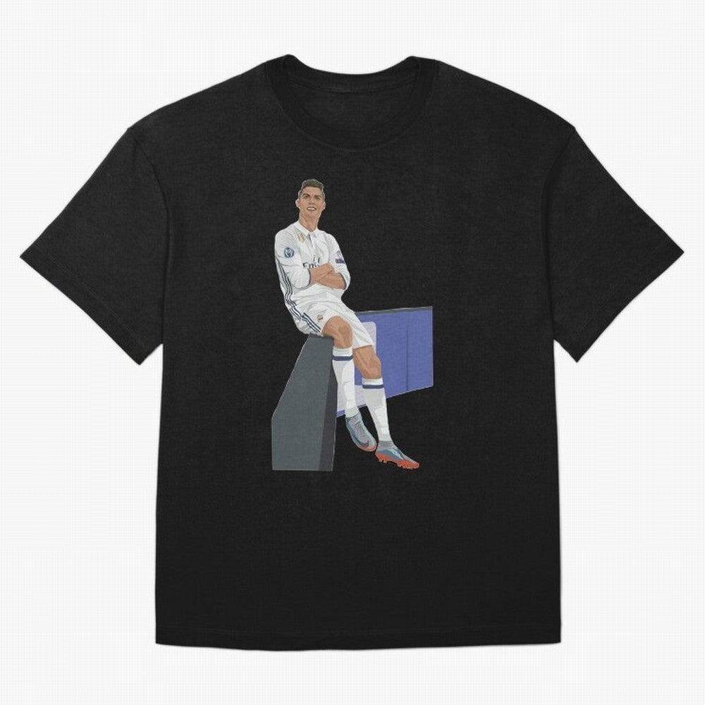 Cristiano Ronaldo Oversized T-Shirt Feel the Trophy Chase of Global Football Passion for FIFA World Cup 2026 USA Canada Mexico, Inspired by Neymar, Brazil, Tournament Hype, Historic Matchups, Family Viewing Parties and Global Sports Pride; Made for