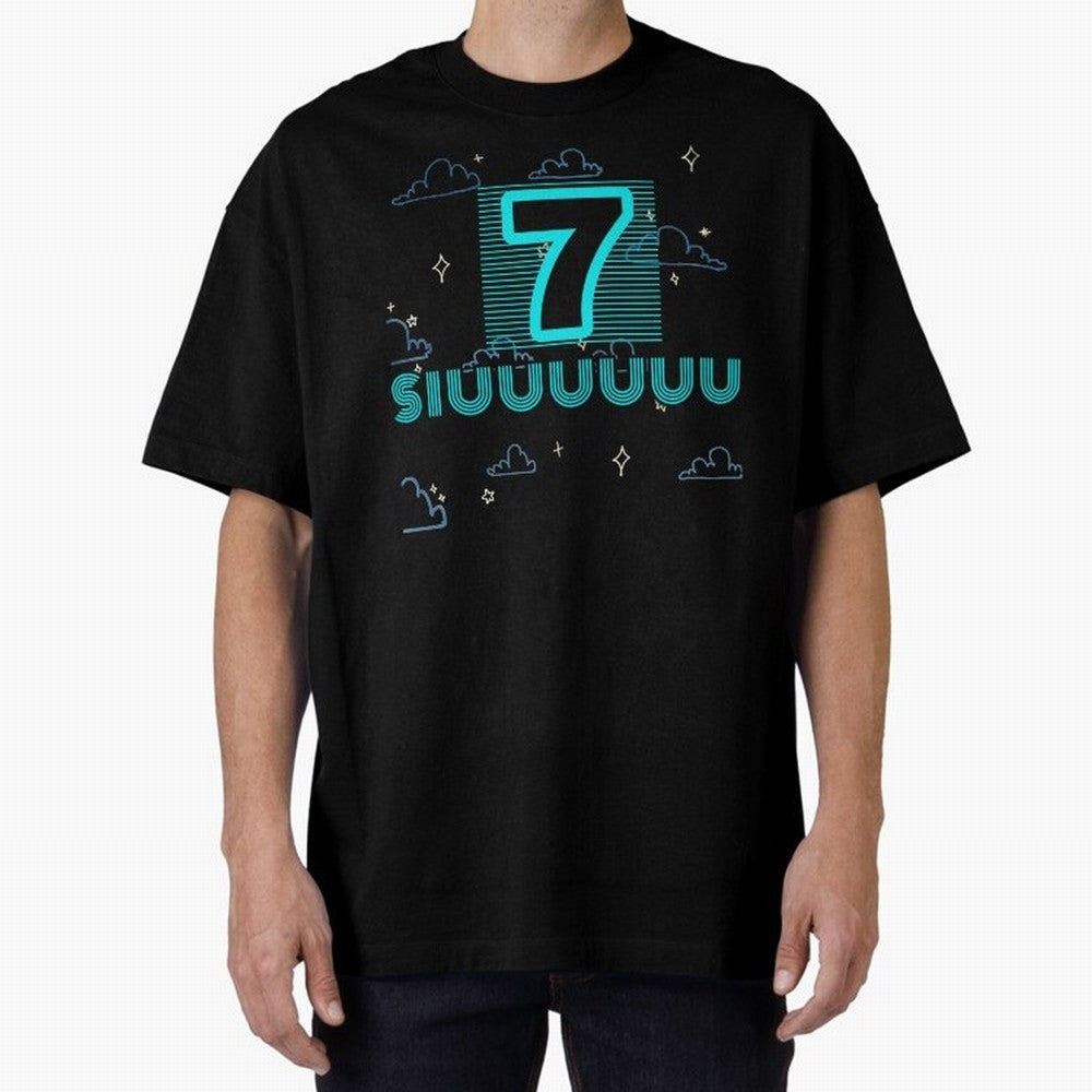 Siuuuuu 7 Cristiano ronaldo Oversized T-Shirt Refresh the FIFA World Cup 2026 USA Canada Mexico Journey through Neymar, Haaland and Cristiano Ronaldo Highlights, England, France and Netherlands Pride, Stadium Chants, National Pride, Trophy Dreams