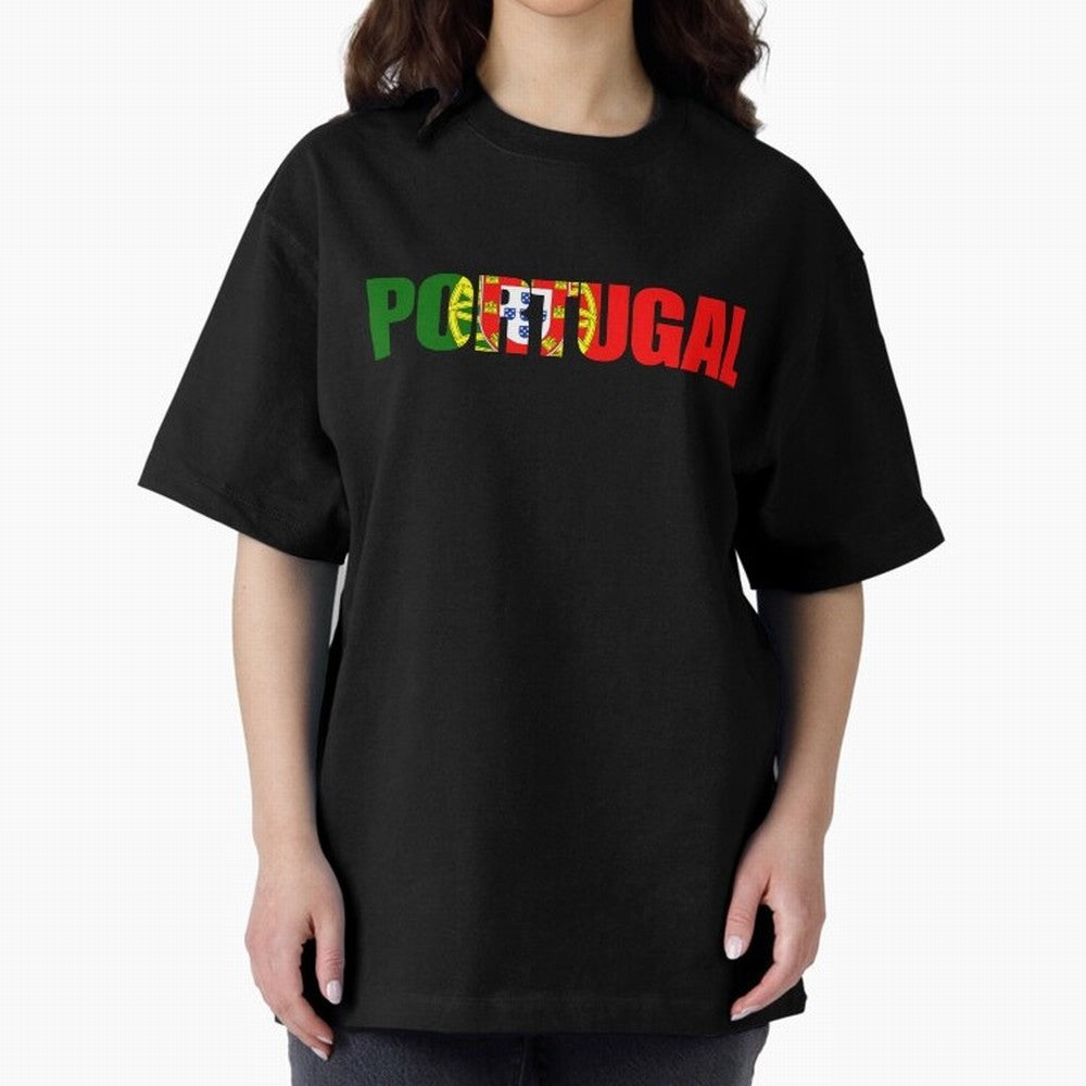 Portugal Country Oversized T-Shirt Create the FIFA World Cup 2026 USA Canada Mexico Journey through Messi, CR7 and Mbappe Highlights, Argentina, France and Brazil Pride, Match Day Excitement, Supporter Culture, Golden Goals and Global Football
