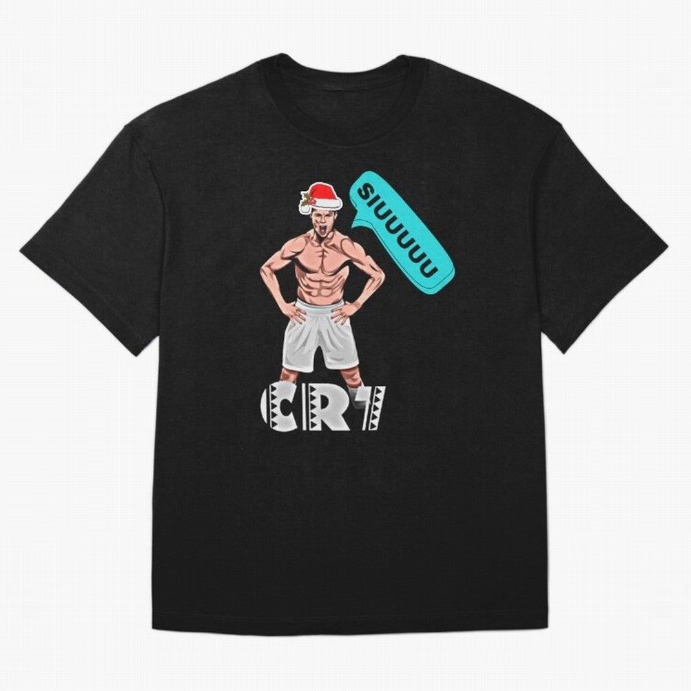 Siuuu Cristiano ronaldo Oversized T-Shirt Live for the Drama of Global Football Passion for FIFA World Cup 2026, Made for Neymar, Spain, Retro Football Energy, Iconic Rivalries, Trophy Chase Drama and Stadium Atmosphere; Great for Supporters Who
