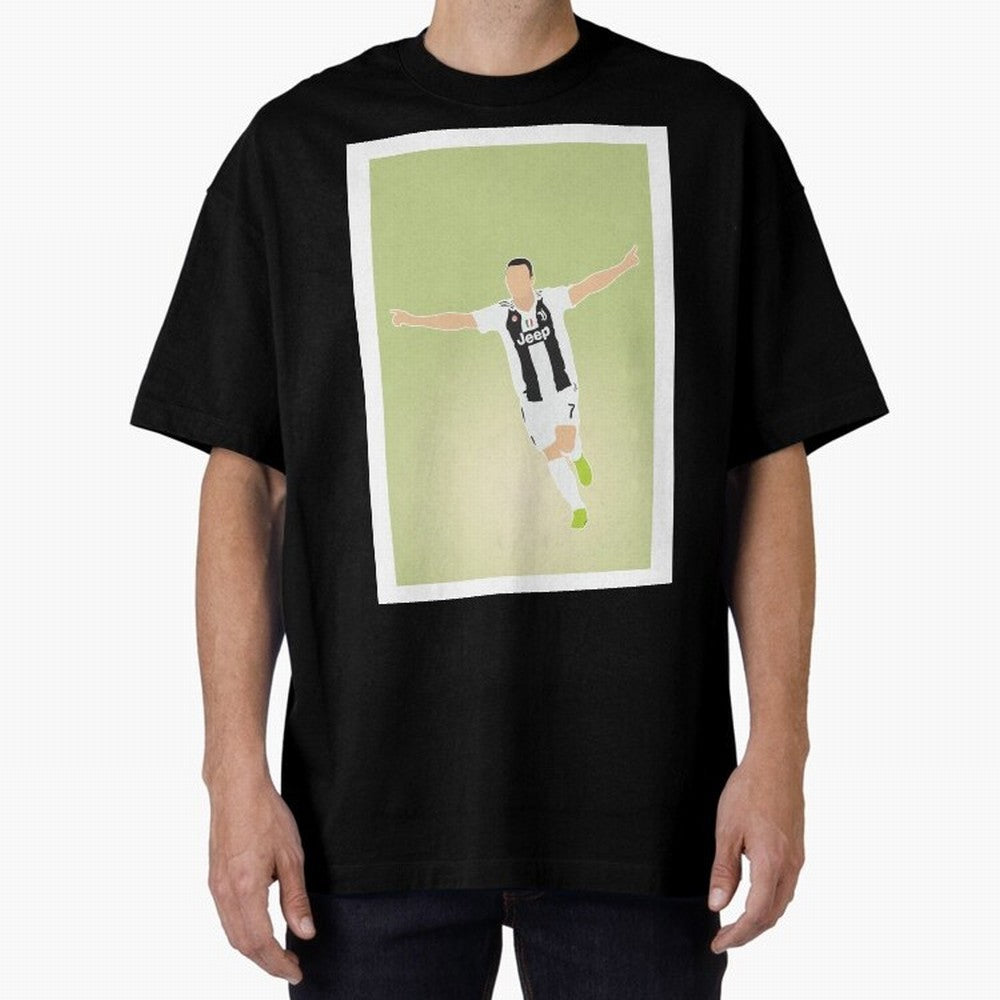 CRISTIANO RONALDO Oversized T-Shirt Carry National Pride through FIFA World Cup 2026 Group Stage Spirit, Centered on Argentina and Brazil, Mbappe, Supporter Pride, Iconic Celebrations, Legendary Names and Global Match Day Energy; Great for