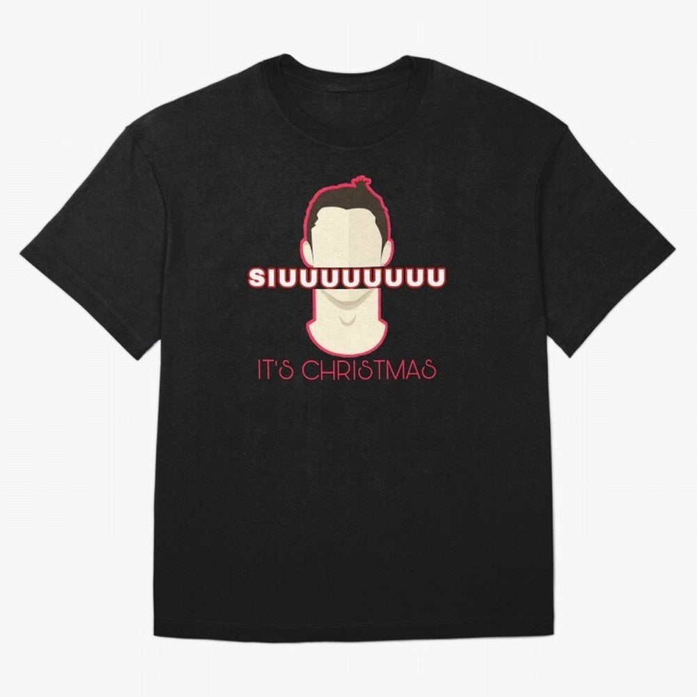 Siuuu it¡¯s Christmas CR7 funnu Oversized T-Shirt Make Every Match About Match Day Hype around FIFA World Cup 2026 USA Canada Mexico, CR7, Argentina, Stadium Memories, Football Loyalty, International Chants and Championship Tradition; Perfect for