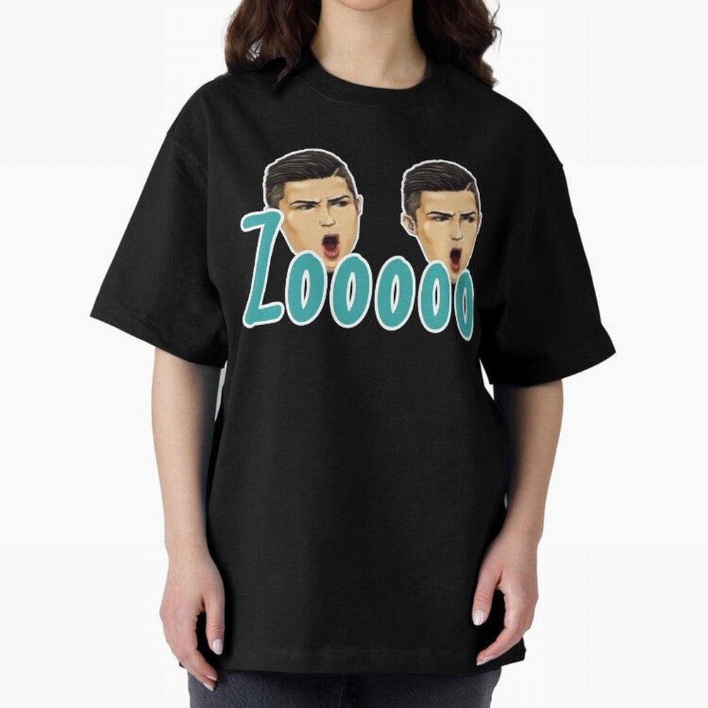 Zooo CR7 funny goal Oversized T-Shirt Bring FIFA World Cup 2026 Capturing Messi, CR7 and Mbappe, England Energy, Vintage Soccer Flavor, Modern Football Stars, National Flags and Final Night Emotion; Great for Supporters Who Love Legendary Players,