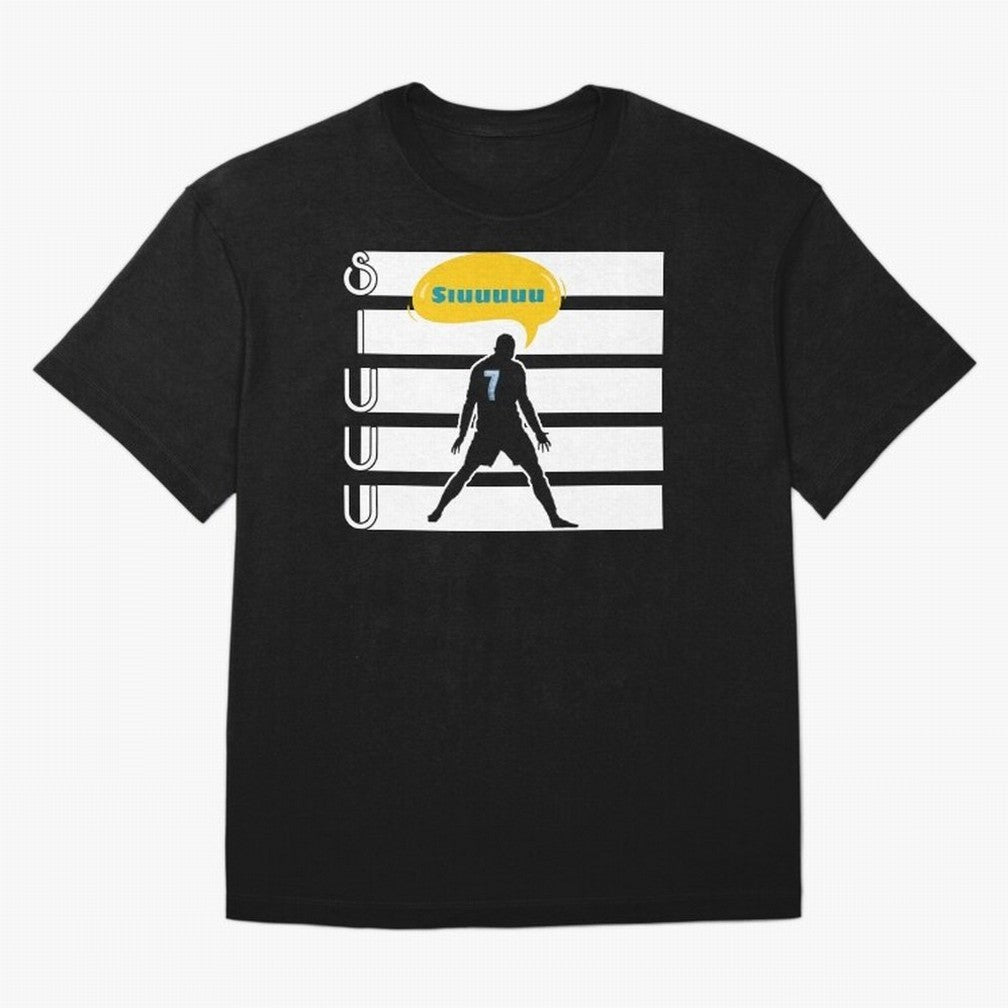 Siuuu CR7 goal Oversized T-Shirt Enjoy the Biggest Football Party of Match Day Hype around FIFA World Cup 2026, Mbappe and Neymar, Brazil, Match Day Excitement, Supporter Culture, Golden Goals and Global Football Passion; Great for Watch Parties,