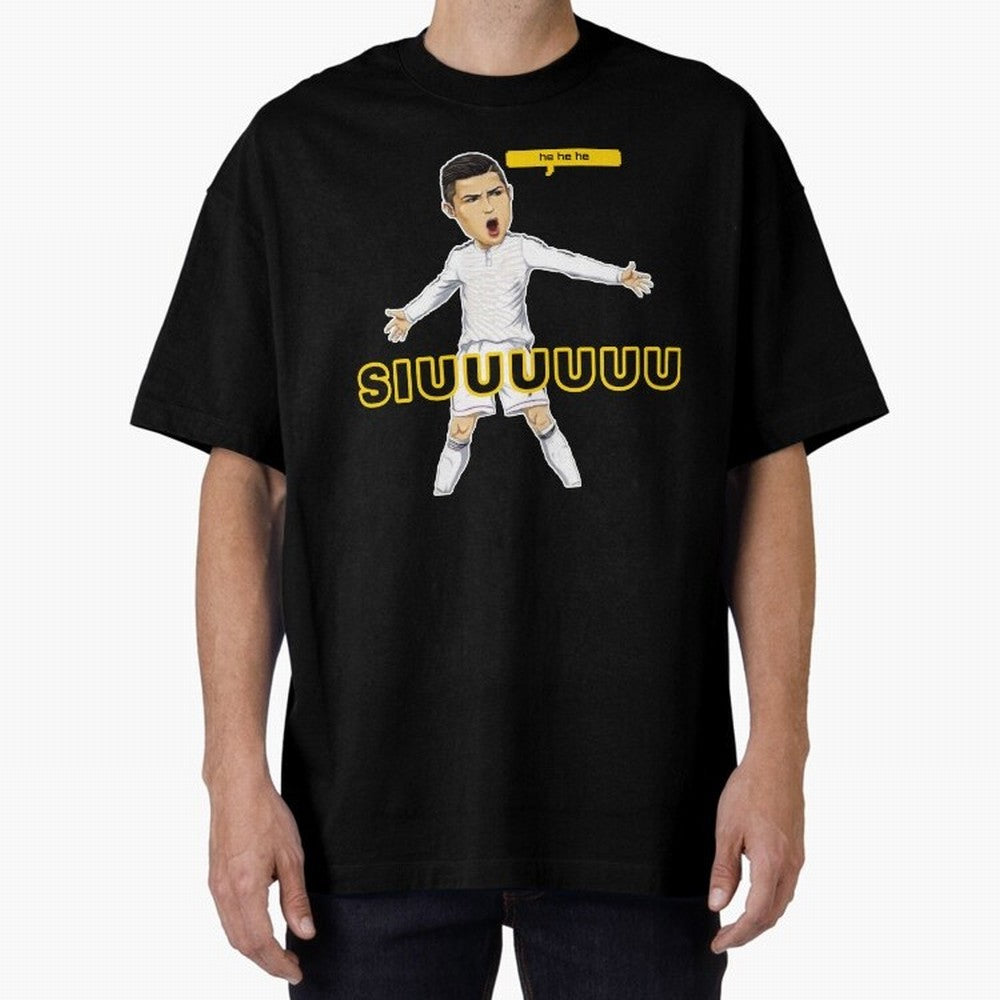 hehehe suiii cristiano ronaldo goal Oversized T-Shirt Unlock FIFA World Cup 2026 Group Stage for Fans of Neymar, Haaland and Cristiano Ronaldo and England and Germany, Bringing Football History, Final Match Energy, Crowd Noise and Once in a